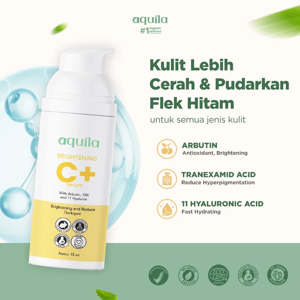 Brightening C+ Serum - Mencerahkan & Menyamarkan Flek Hitam