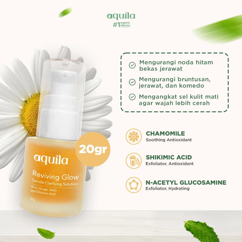Reviving Glow Gentle Clarifying Solution - Gentle Toner Exfoliasi Wajah thumbnail 2