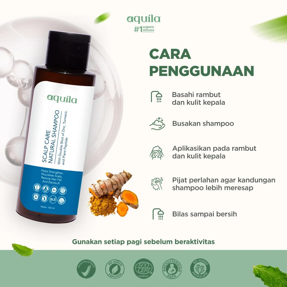 Scalp Care Natural Shampoo - Hair Care Anti Ketombe Anti Bau thumbnail 4