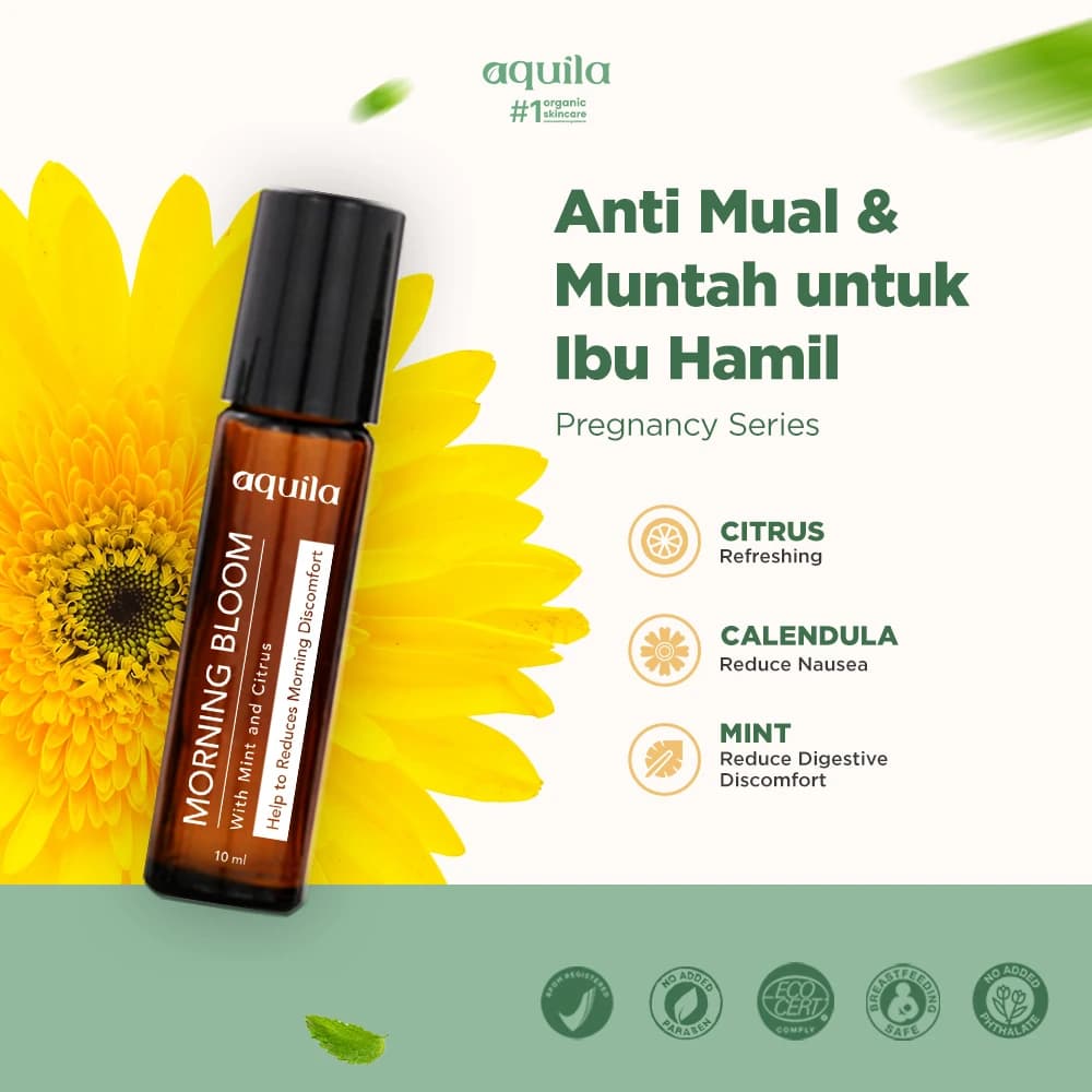 Morning Bloom - Morning Sickness Aromatheraphy Anti Mual untuk Ibu Hamil