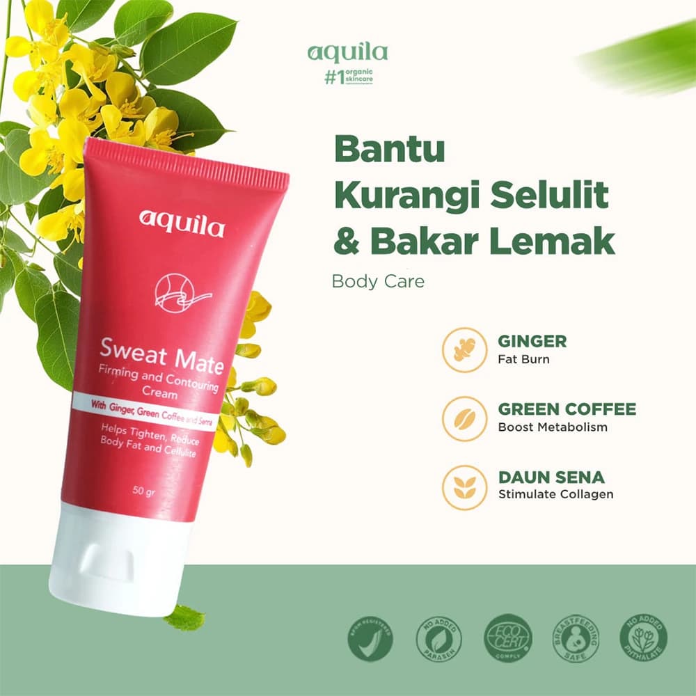 Sweat Mate Slimming Cream - Slimming Cream Pembekar Lemak Mencegah Lapar