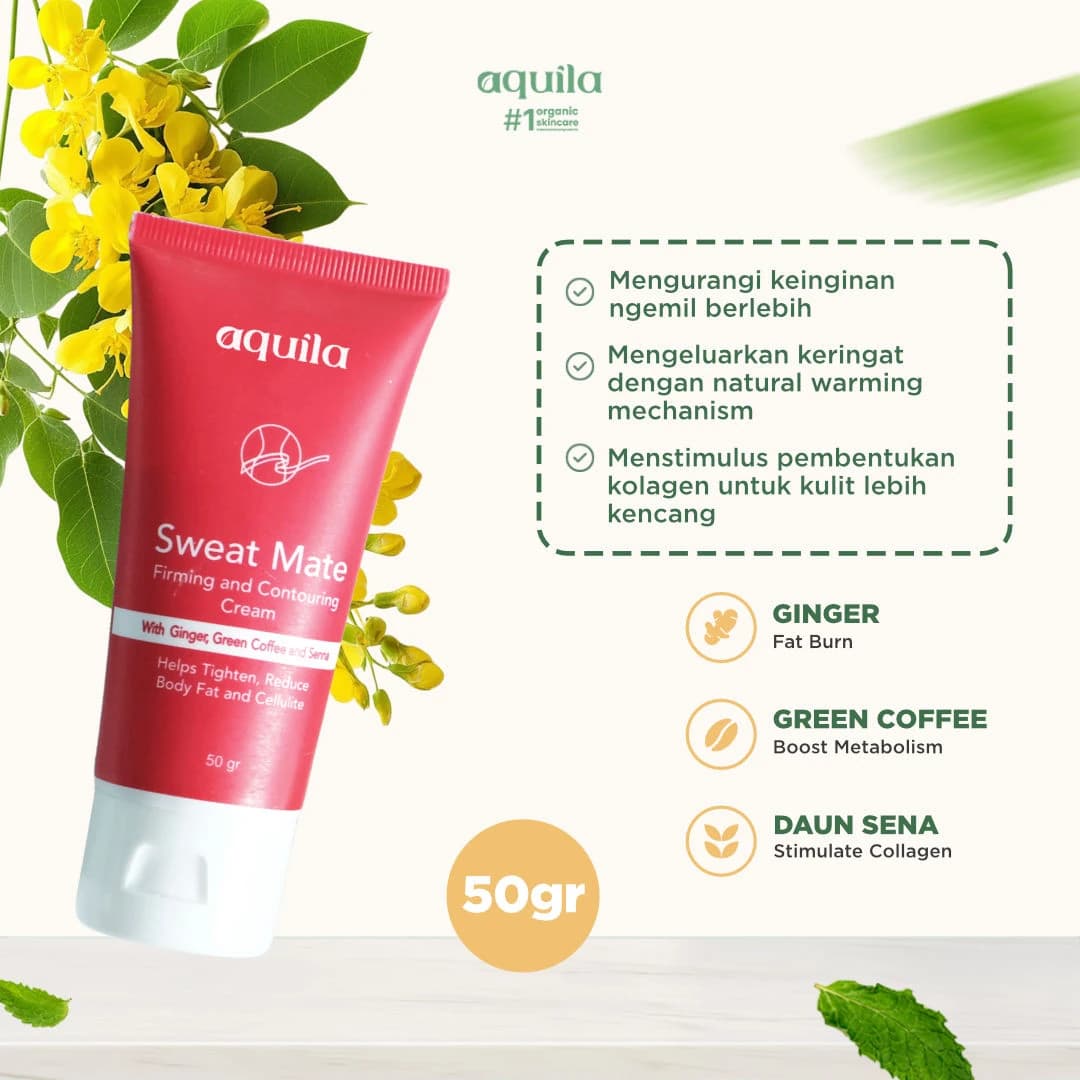 Sweat Mate Slimming Cream - Slimming Cream Pembekar Lemak Mencegah Lapar thumbnail 2