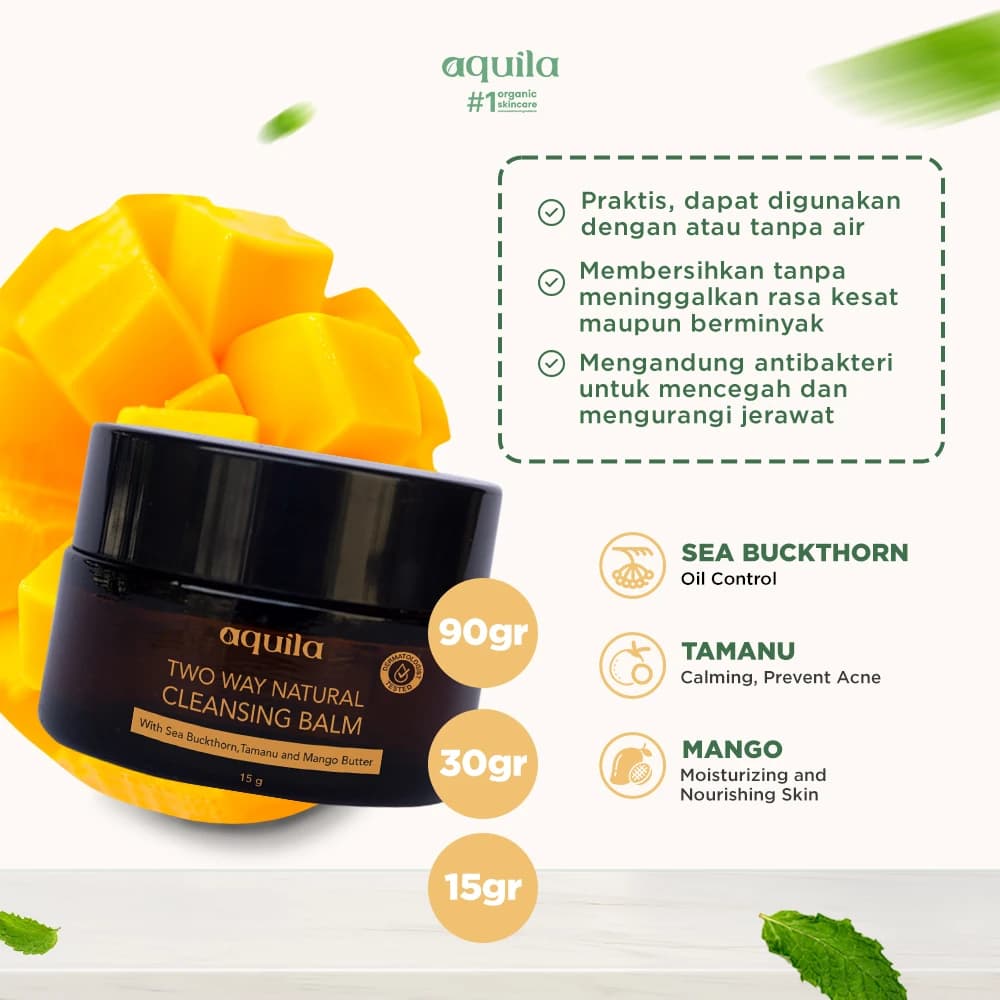 Natural Cleansing Balm Mango - Pembersih Kotoran Wajah thumbnail 2