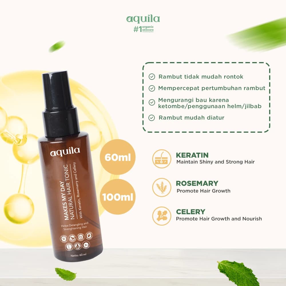 Makes My Day Hair Tonic - Hair Care Rambut Rontok dan Bercabang thumbnail 2