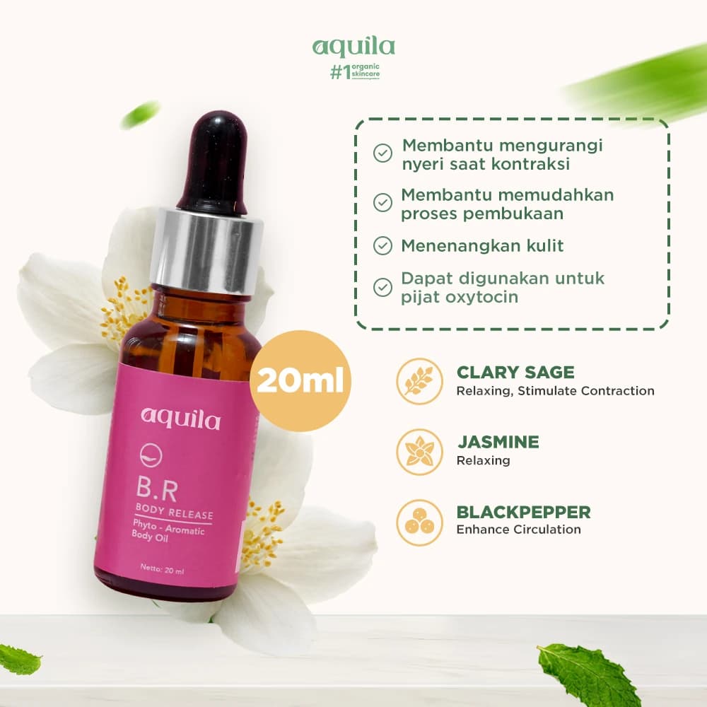 Body Release - Perlengkapan Ibu Hamil Booster Oil Mengurangi Nyeri Kontraksi thumbnail 2