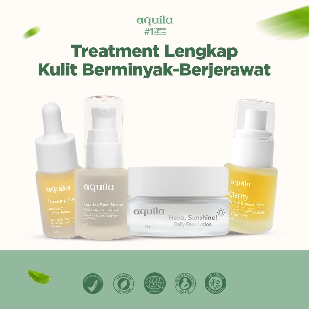 Normal to Oily Skin Trial Set - Perawatan Kulit Normal, Berminyak, dan Jerawat